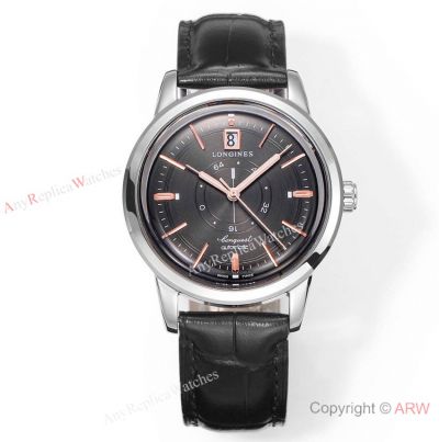 AAA Swiss Replica Longines Conquest Heritage Central Power Reserve Gray Watch 38mm